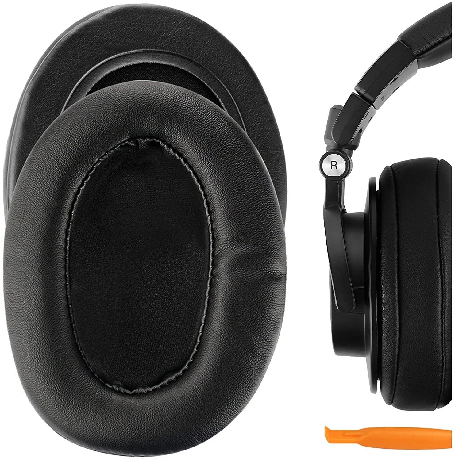 Audio Technica Headphone Ath-M50X - แผ่นรองหูฟังหนังโปรตีนคุณภาพสูงสำหรับหูฟัง Audio-Technica ATH-M50X M40X M30X M20X