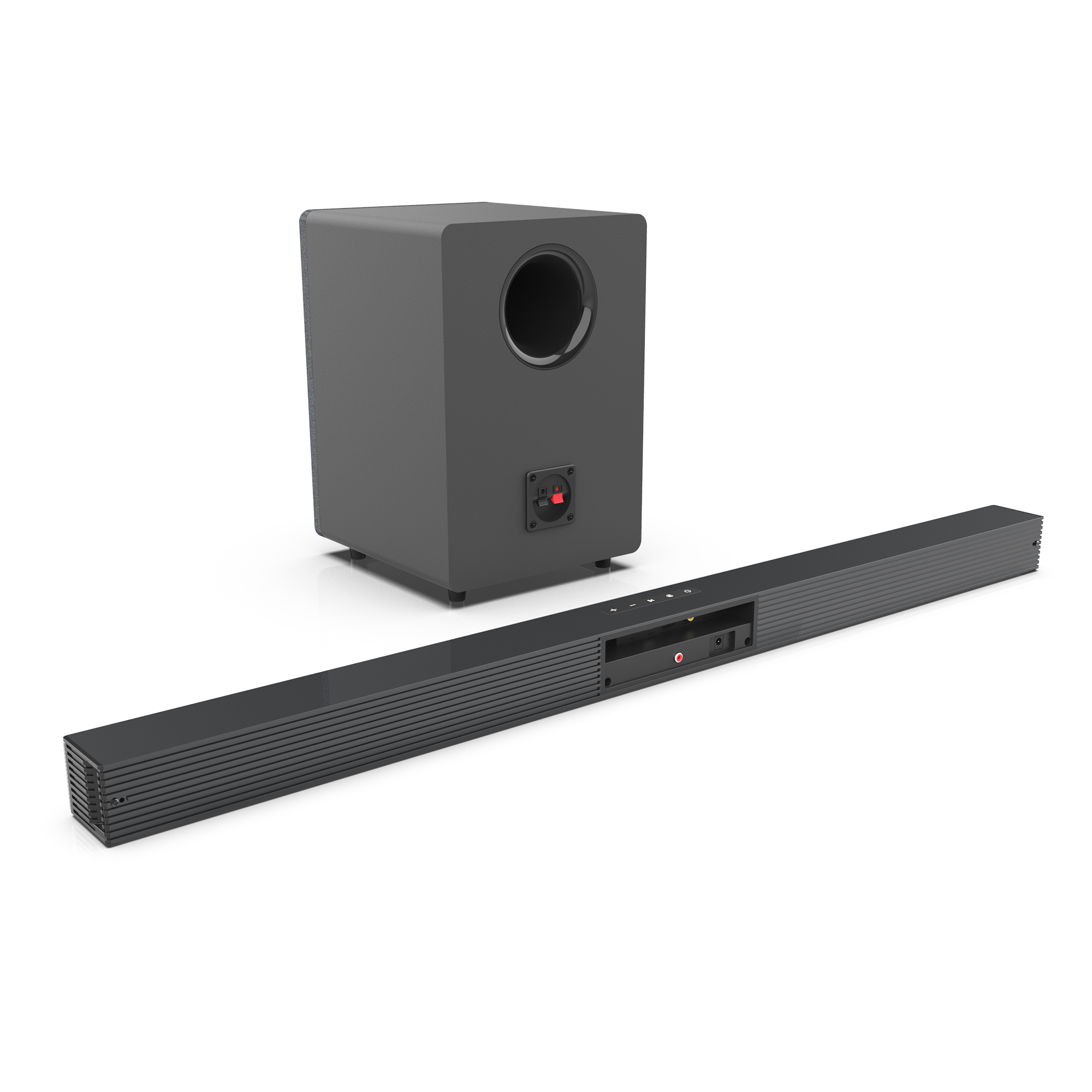 Home Cinema With Wireless Rear Speakers - ลำโพงซาวด์บาร์ทีวี 84W พร้อมซับวูฟเฟอร์ ระบบเสียง 2.1 ไร้สาย