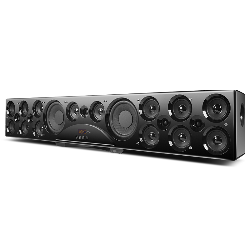 Home Cinema With Wireless Rear Speakers - ระบบลำโพงโฮมเธียเตอร์ไร้สาย 7.2ch แบบไม้ พร้อมซาวด์บาร์สำหรับทีวี กำลังขับ 365W