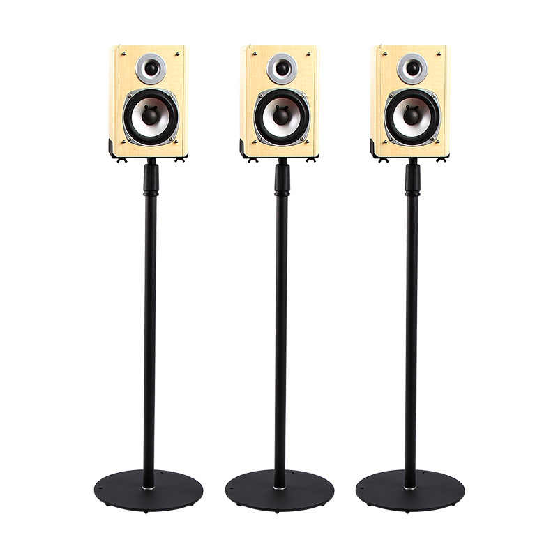 Home Cinema Rack - 75-140 ซม.ปรับขาตั้งลําโพง Universal ขาตั้งกรอบโฮมเธียเตอร์ลําโพงสําหรับลําโพงดาวเทียม