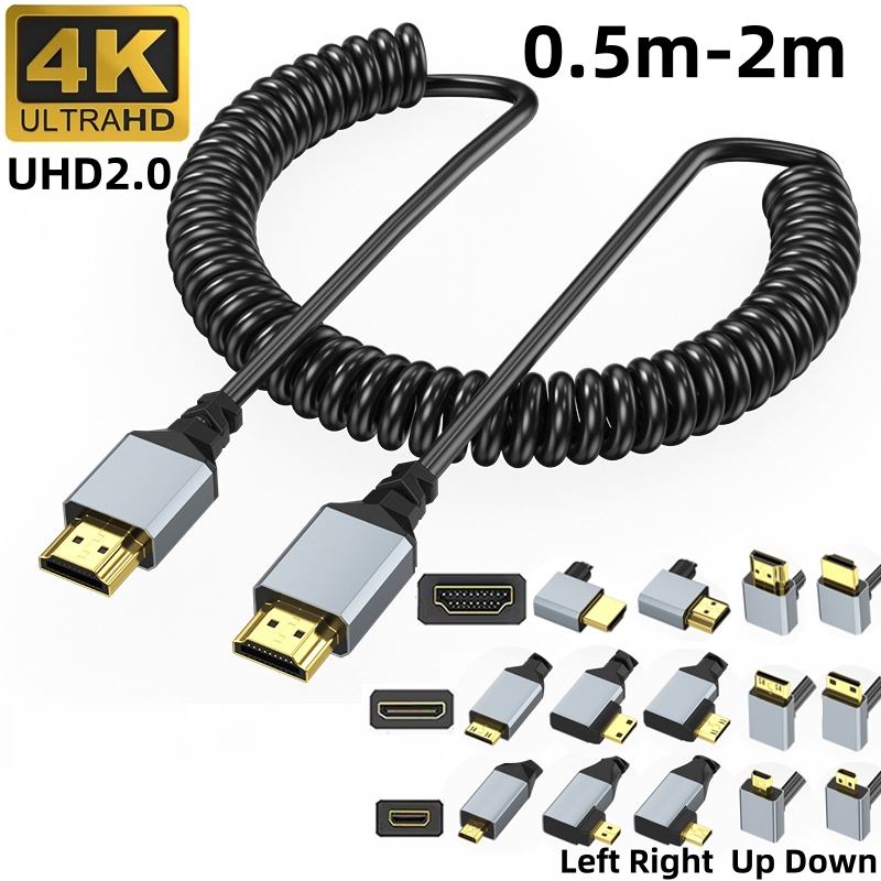 Home Cinema Projector 4K - 4K UHD ฤดูใบไม้ผลิสายขึ้น/ลง/ซ้าย/ขวามุม Mini Micro HDMI