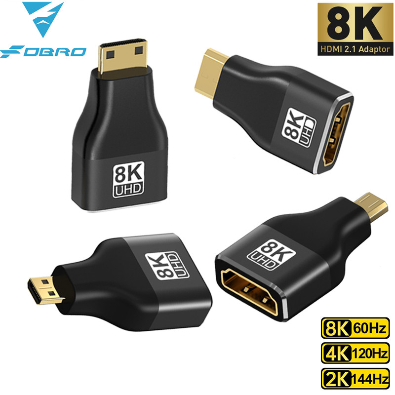 Home Cinema Projector 4K - อะแดปเตอร์ที่รองรับ HDMI Mini/Micro HDMI To HDMI