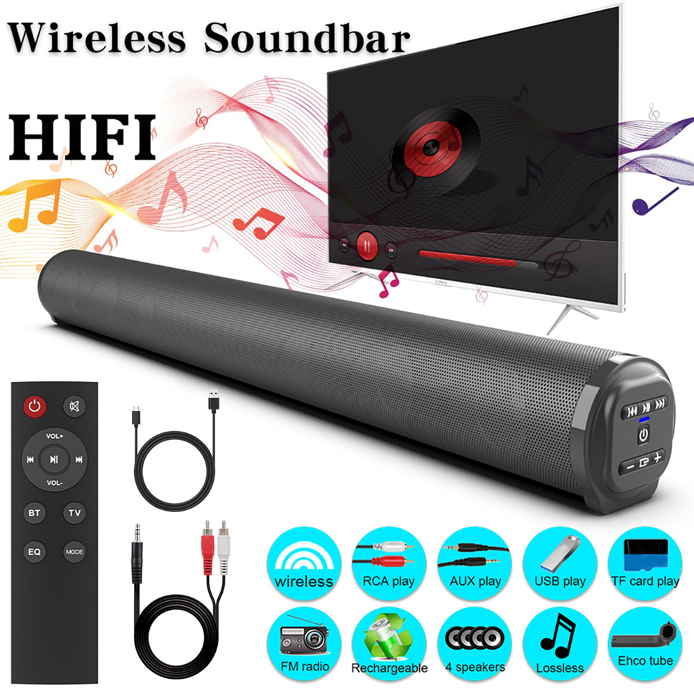 Sound Bar ระบบเสียงทีวีลําโพงบ - Home Cinema With Wireless Rear Speakers บทวิจารณ์และราคา