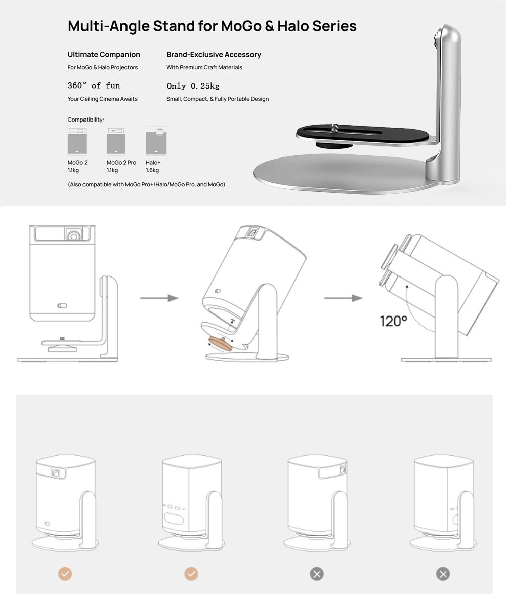 ขาตั้งโปรเจคเตอร์หลายมุมปรับได - Projector Mount Ceiling บทวิจารณ์และราคา