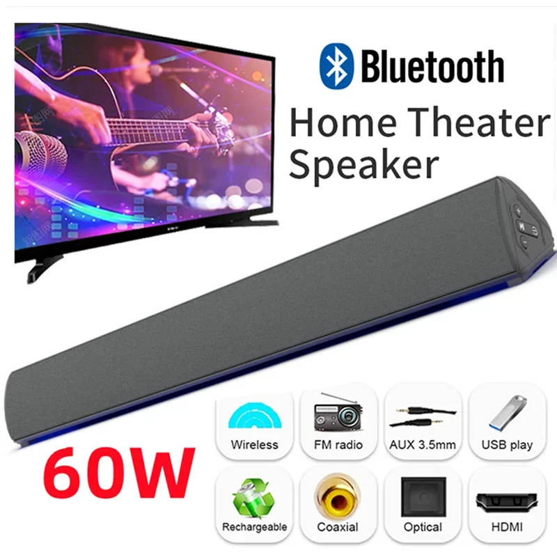 ลำโพงบลูทูธไร้สาย60W, PC ซาวด์ - Home Cinema With Wireless Rear Speakers บทวิจารณ์และราคา
