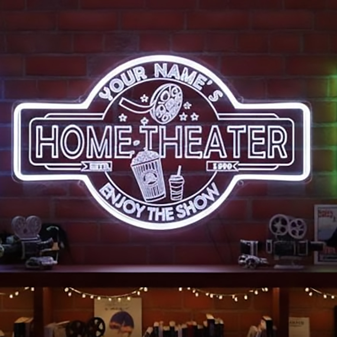ป้ายไฟนีออนโฮมเธียเตอร์แบบกำหน - Home Cinema In บทวิจารณ์และราคา