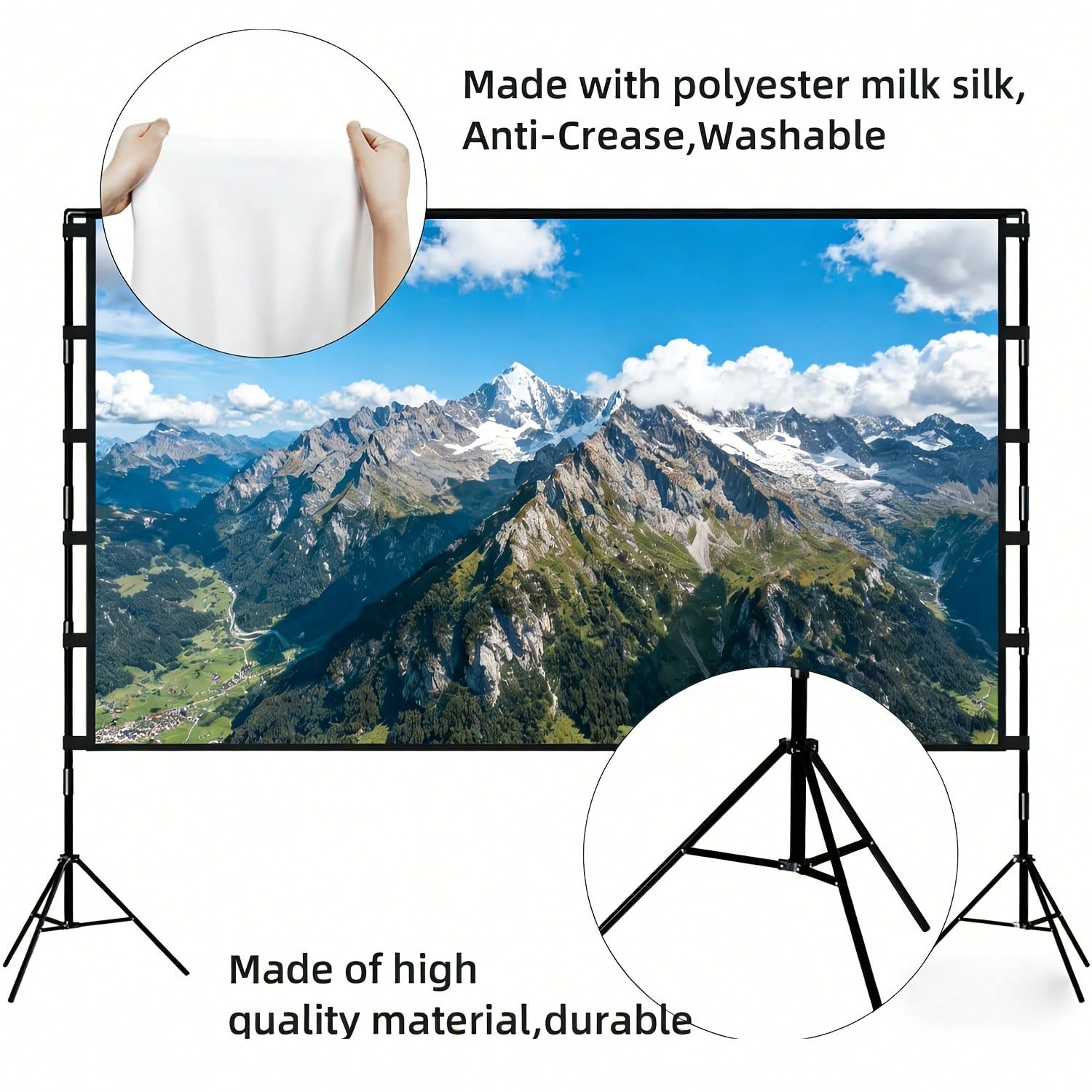 XBJ 100 นิ้ว 4K อัลตร้าเอชดีหน - Home Cinema Rack บทวิจารณ์และราคา