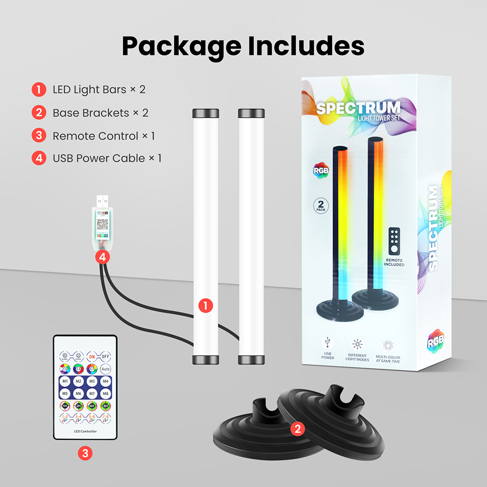 โคมไฟตั้งพื้นมุมห้อง LED อัจฉร - Home Cinema Rack บทวิจารณ์และราคา
