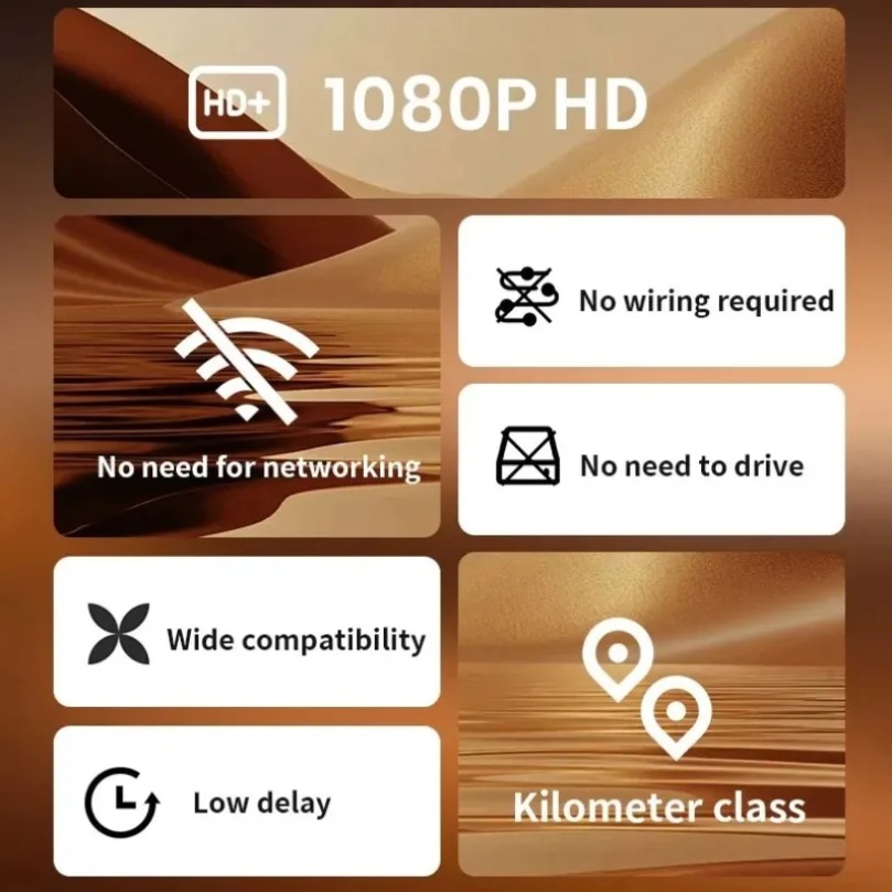 เสาอากาศคู่ 1000M ไร้สาย HDMI  - Home Cinema In บทวิจารณ์และราคา
