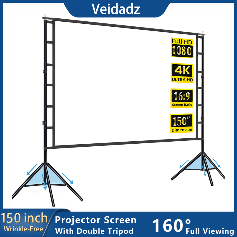 Veidadz หน้าจอโปรเจคเตอร์พร้อม - Home Cinema Rack บทวิจารณ์และราคา