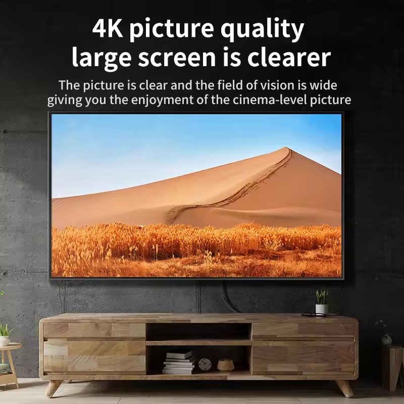 4K 2K DisplayPort TO HDMI Vide - Home Cinema Projector 4K บทวิจารณ์และราคา