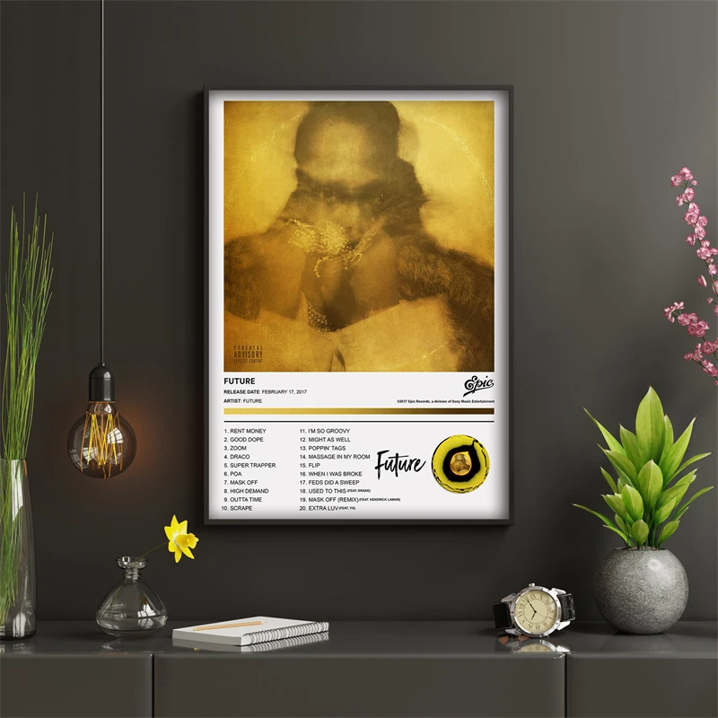 แร็ปเปอร์ฮิปฮอปร็อค HONEST THE - Home Cinema Wall Art บทวิจารณ์และราคา