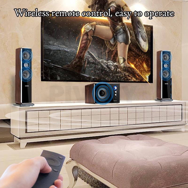 6.5 นิ้วลําโพงบลูทูธสามสเตอริโ - Home Cinema With Wireless Rear Speakers บทวิจารณ์และราคา