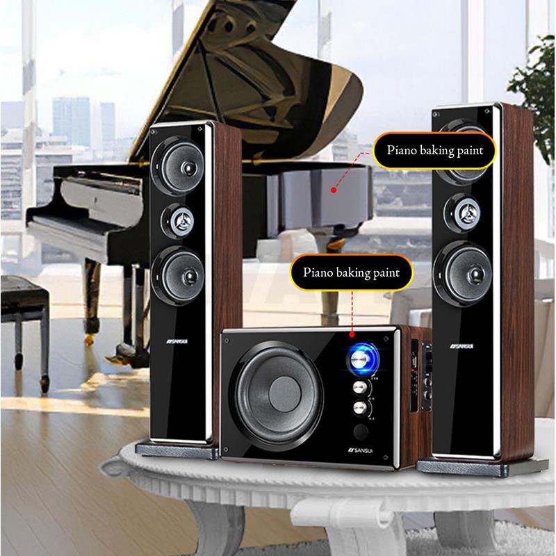 6.5 นิ้วลําโพงบลูทูธสามสเตอริโ - Home Cinema With Wireless Rear Speakers บทวิจารณ์และราคา